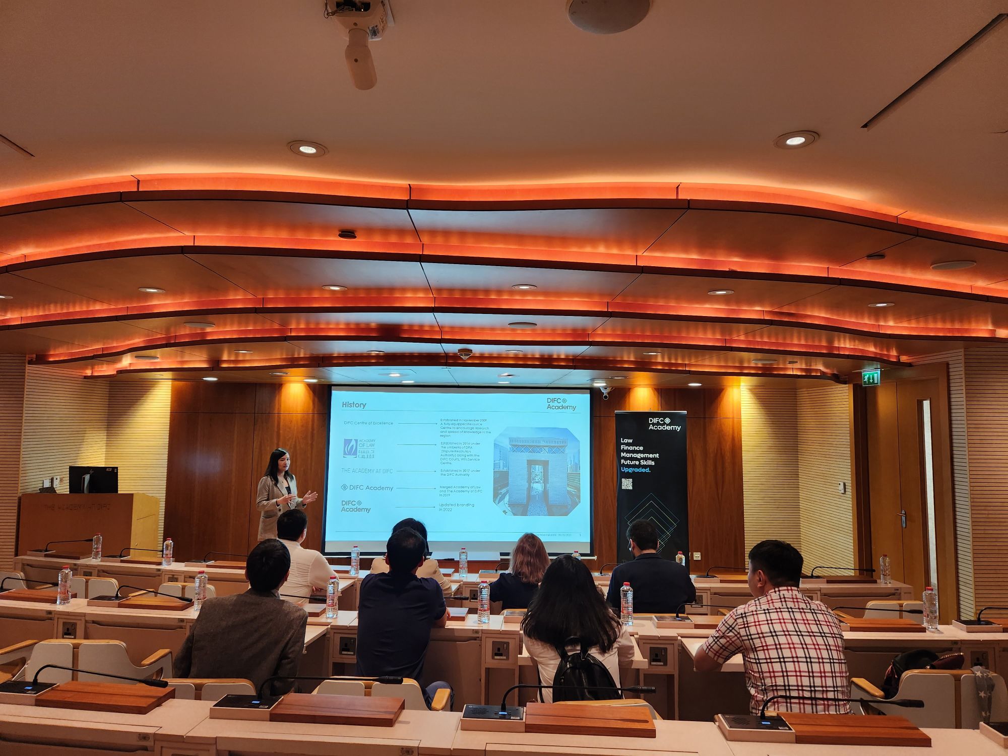 Kings College London Visit at DIFC Academy