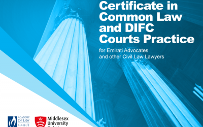 Certificate in Common Law and DIFC Courts Practice