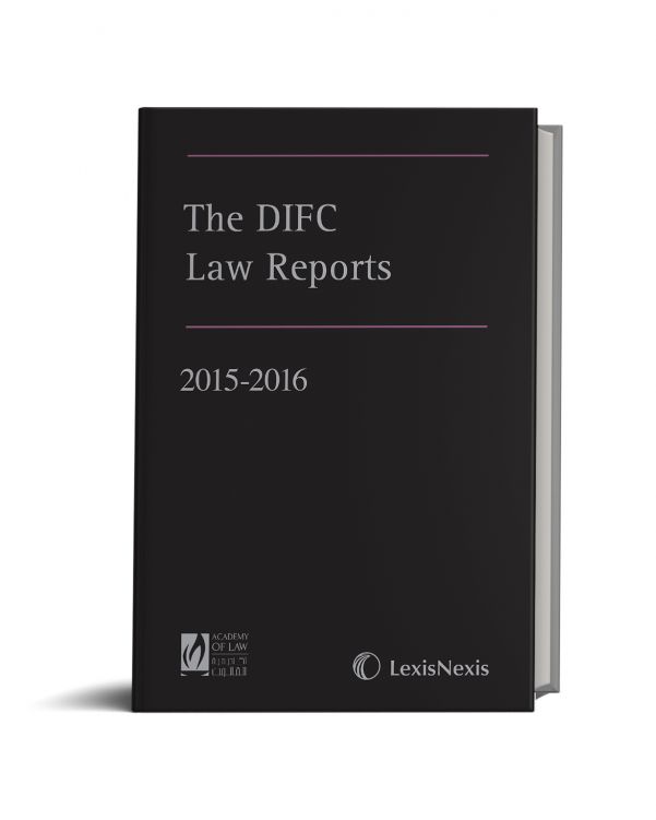 The DIFC Law Reports - 2015/2016